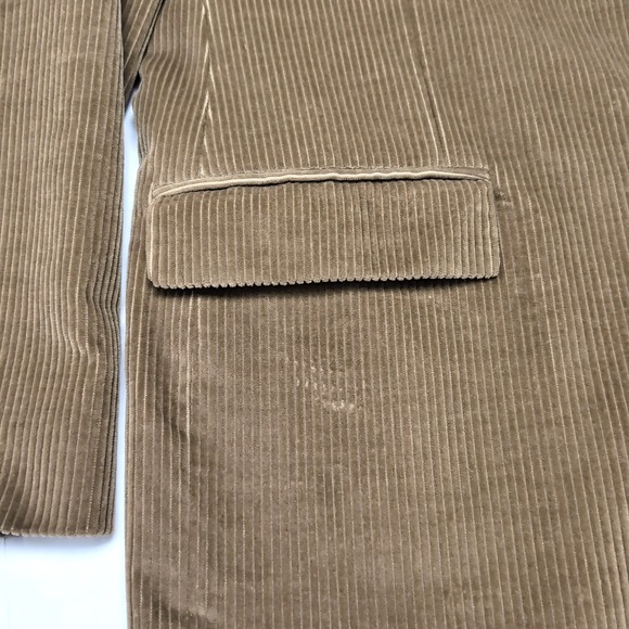 VTG Chaps Ralph Lauren Corduroy Sport Coat Mens L Brown 3 Button‎ Jacket Blazer - Picture 6 of 16